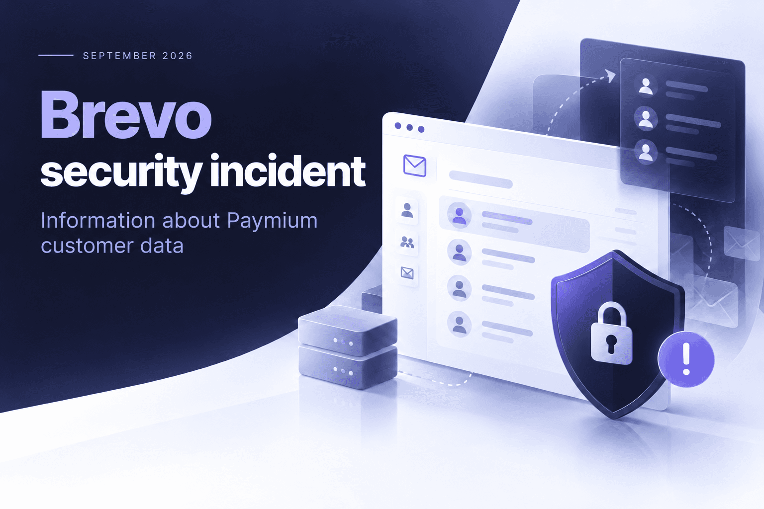 Brevo Security Incident: Information on Paymium Customer Data