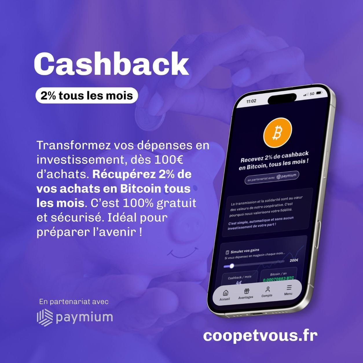 Cashback Bitcoin : Paymium et COOP Normandie-Picardie lancent un dispositif inédit dans la grande distribution française